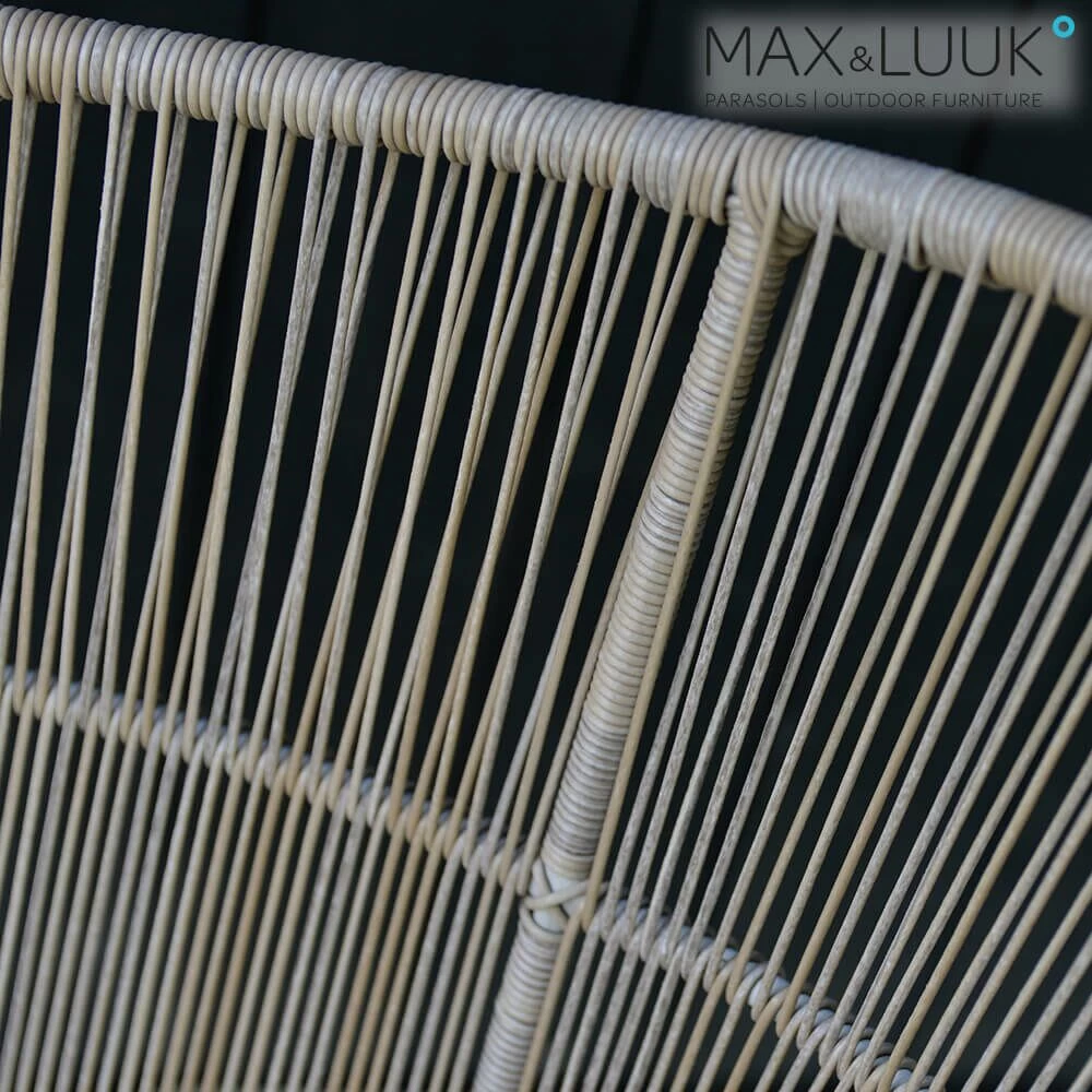 Wetterfester Geflecht Sessel Für Den Garten Von Max & Luuk In Braun - Kim Sessel 3 Wetterfester Geflecht Sessel Für Den Garten Von Max & Luuk In Braun - Kim Sessel – Bild 3