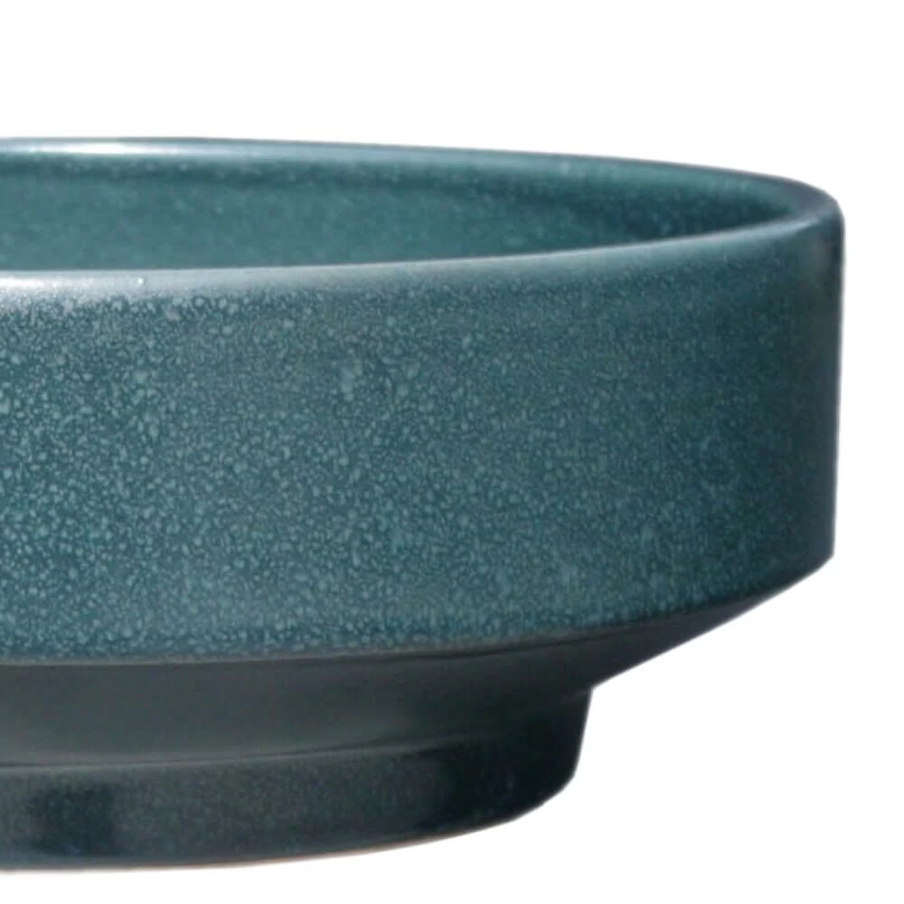 Winterfeste Pflanz- Oder Brunnenschale In Grün - Steinzeug - Rund - Fabula Verde 2 Winterfeste Pflanz- Oder Brunnenschale In Grün - Steinzeug - Rund - Fabula Verde – Bild 2