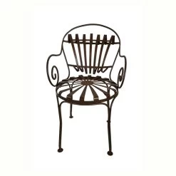 Winterfester Gartenstuhl Gusseisen Antik - Jean