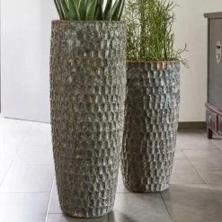 XXL Garten Pflanzvase In Antikem Design - Keramik - Eliam