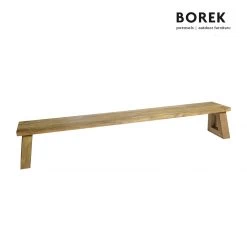 XXL Gartenbank Aus Recyceltem Teakholz - 300cm - Holzbank Parga