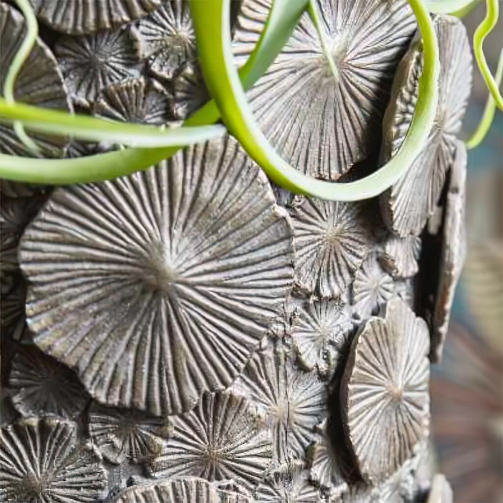 XXL Vase Mit Einsatz - Polystone - Grau - Indoor - Rund - Semere 3 XXL Vase Mit Einsatz - Polystone - Grau - Indoor - Rund - Semere – Bild 3