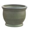 Zeitloser Blumentopf Für Draußen - Grün - Steinzeug Winterfest - Peitho Tropu