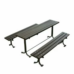 Zeitloses Gartenmöbel-Set Aus Holz Und Metall Für Parks Und Gärten - Alfey