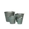 Zink Eimer Als Deko- Oder Pflanzgefäß - 4er Set - Tarragona