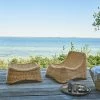 Zweiteiliger Relax Sessel Aus Wetterfesten Aluminium Und Polyrattan - Relaxsessel Maren